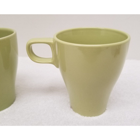 IKEA FARGRIK 2 mugs lime green Designs and Quality Ikea of Sweden micro/dishwash - Picture 3 of 7